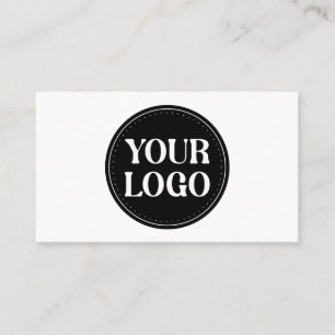 Sleek Tech Corporate Logo Employee Appreciation Business Card