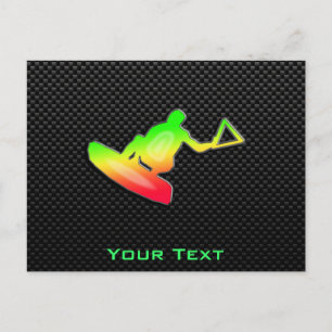 Sleek Wakeboarder Postcard