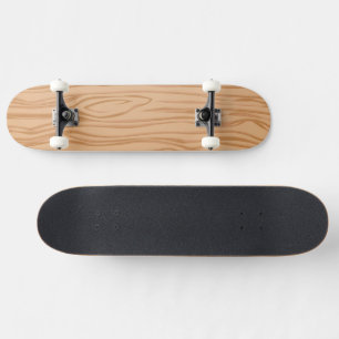Sleek Wooden Structure Skateboard for Street Style