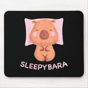 Sleeng Capybara Pajamas Nightgown Sleepybara Roden Mouse Pad