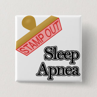 Sleep Apnoea 15 Cm Square Badge