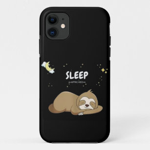 Sleep Approved Sloth - Sleeping Clothes - Sleep  Case-Mate iPhone Case