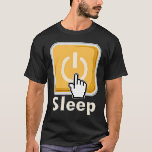 Sleep Button Pajama T-Shirt