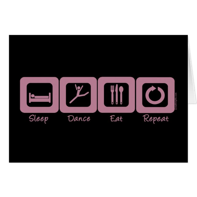 Sleep Dance Eat Repeat (Front Horizontal)