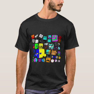 Sleep Dash Repeat Video Game Geometry Video Gamer  T-Shirt