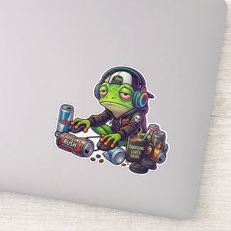 Sleep Deprived Gamer Frog