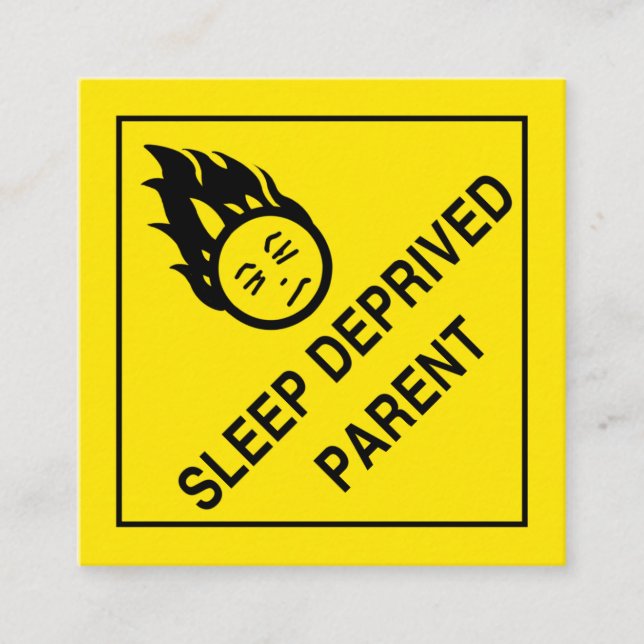 Sleep Deprived Parent Enclosure Card (Front)