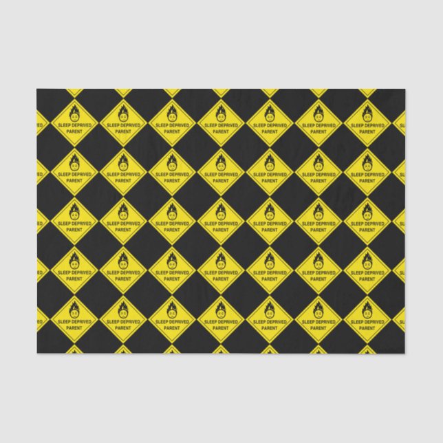 Sleep Deprived Parent Tissue Paper (Front)