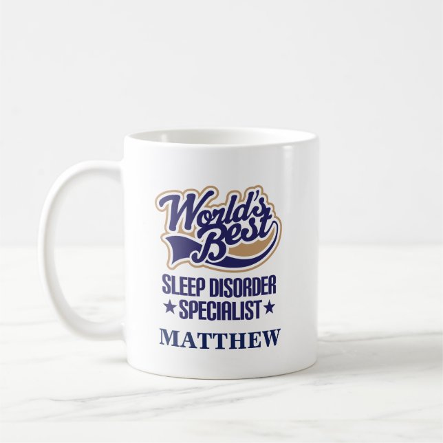 Sleep Disorder Specialist Personalised Mug Gift (Left)