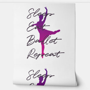 Sleep Eat Ballet Repeat Wallpaper – Balletcore
