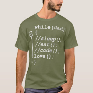 Sleep Eat Code Funny Programmer Coding Coder T-Shirt