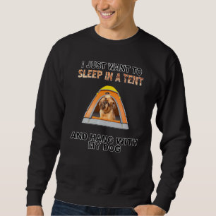 Sleep In A Tent & Hang W Brussels Griffon Sweatshirt