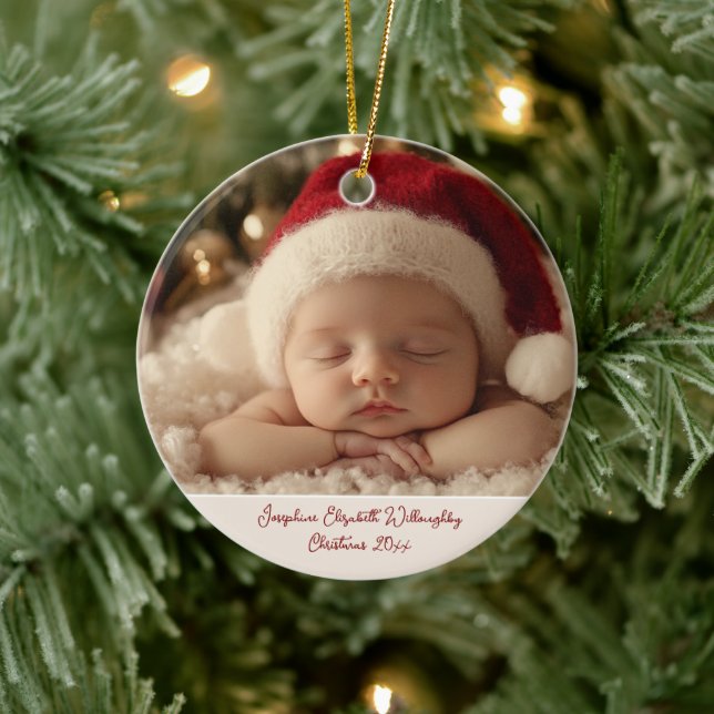 Sleep in Heavenly Peace  Ceramic Ornament (Tree)