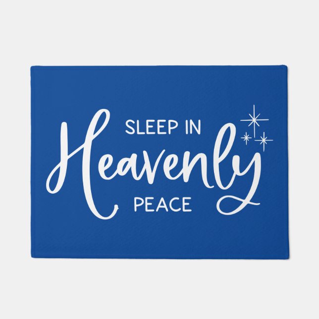 Sleep In Heavenly Peace Doormat (Front)