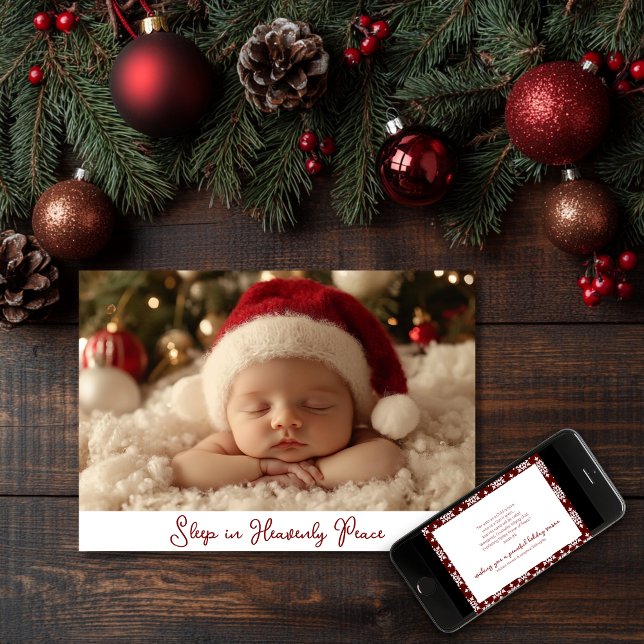 Sleep in Heavenly Peace  Holiday Card (Creator Uploaded)