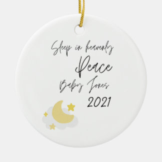 Sleep in Heavenly Peace Memorial Ornament