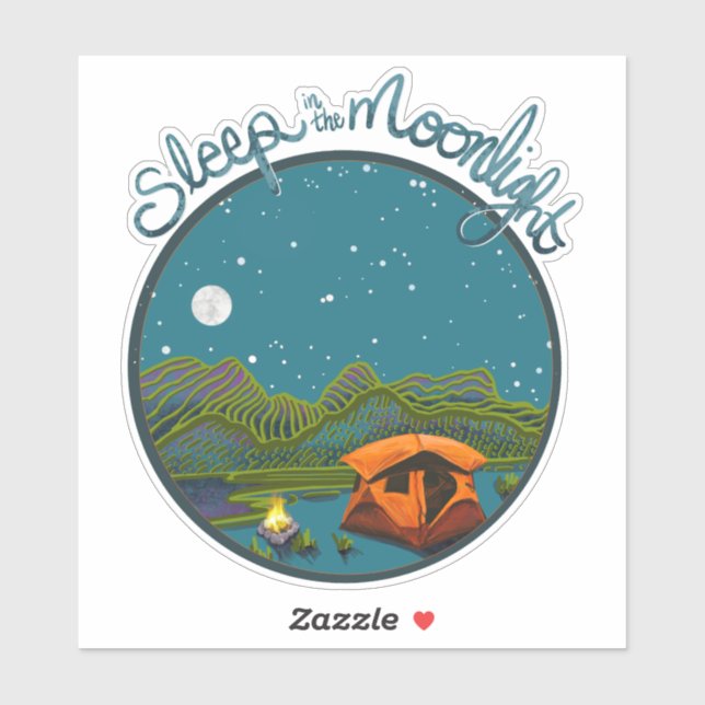 Sleep in the Moonlight Sticker (Sheet)