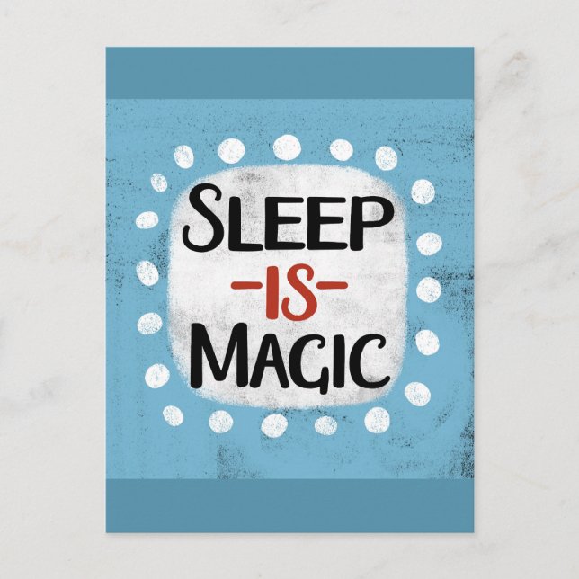 Sleep Is Magic Postcard (Front)