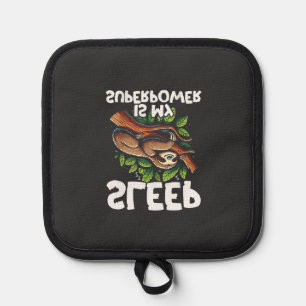 Sleep is My Superpower Sloth T-Shirt Pot Holder