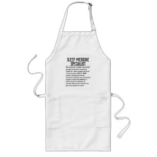 Sleep medicine specialist long apron
