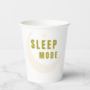 Sleep Mode Funny Coffee Mug Paper Cups