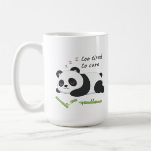 Sleep Mode Panda – Cute Lazy Bear Art Coffee Mug