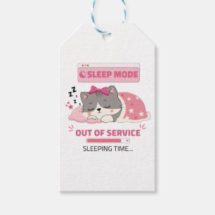 sleep mood gift tags