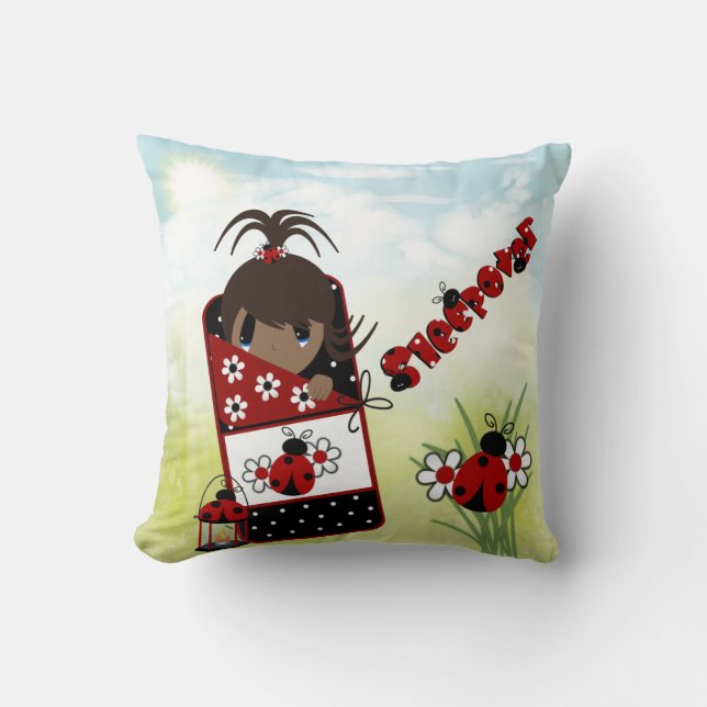 Sleep Over 2  Pillow (Front)