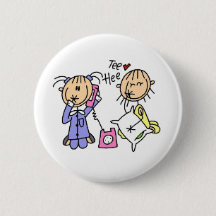 Sleep Over Girls On The Phone Button