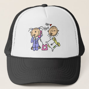 Sleep Over Girls On The Phone Hat