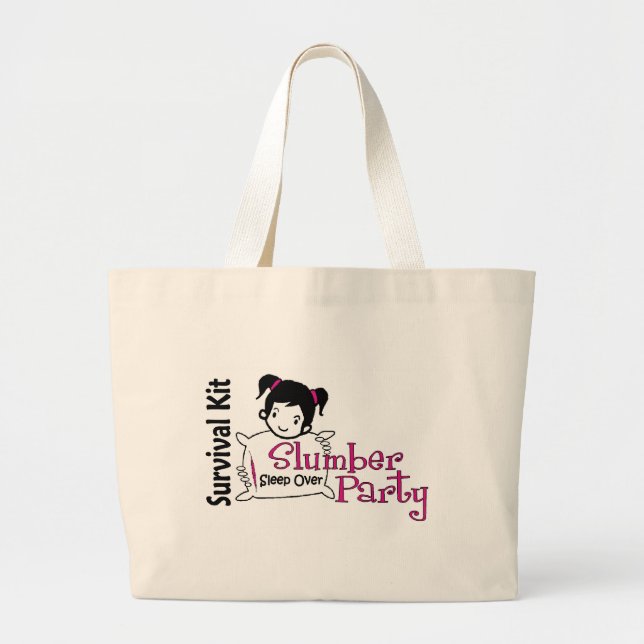Sleep Over Tote Bag (Front)