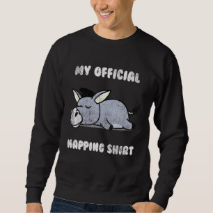 Sleep pyjamas Napping nightgown donkey Sweatshirt