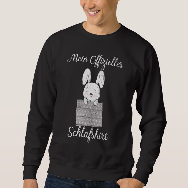Sleep Pyjamas Nightdress Rabbit Sweatshirt (Front)