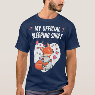 sleep shirt bunny and fo cuddling
