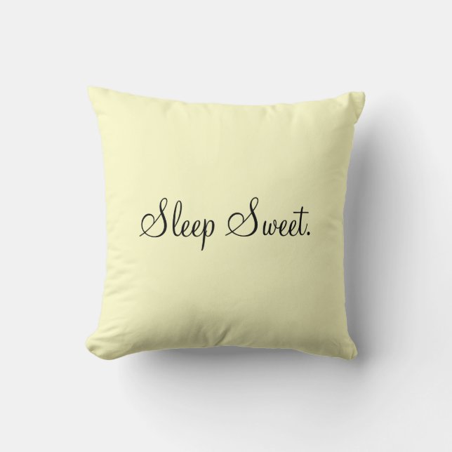 Sleep Sweet. Cushion (Front)