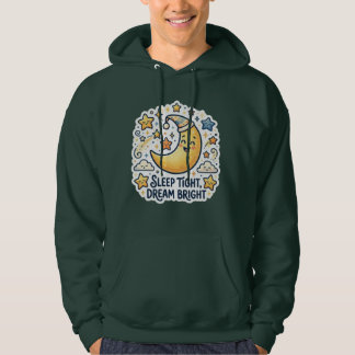 Sleep Tight Moon & Stars – Whimsical Celestial Kid Hoodie