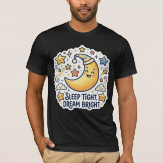 Sleep Tight Moon & Stars – Whimsical Celestial Kid T-Shirt