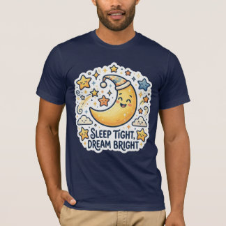 Sleep Tight Moon & Stars – Whimsical Celestial Kid T-Shirt