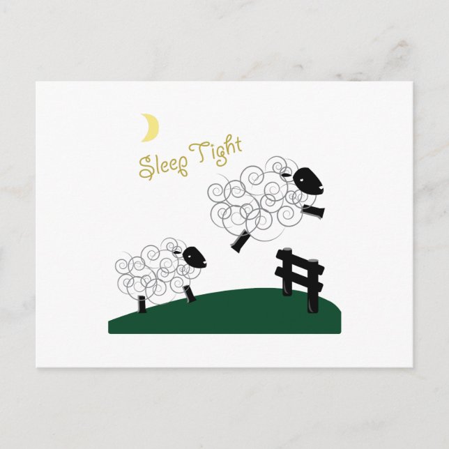 Sleep Tight Postcard (Front)