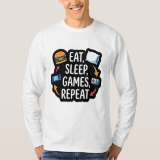 Sleep token games, eat, sleep, games, repeat T-Shirt