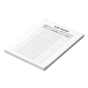 Sleep Tracker Notepad