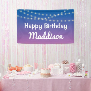 Sleep Under Half Sleep Over Lights Party Banner