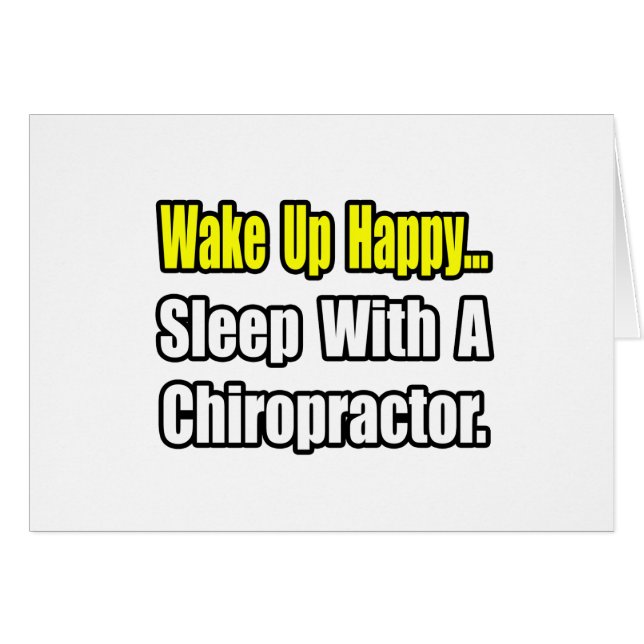Sleep With a Chiropractor (Front Horizontal)