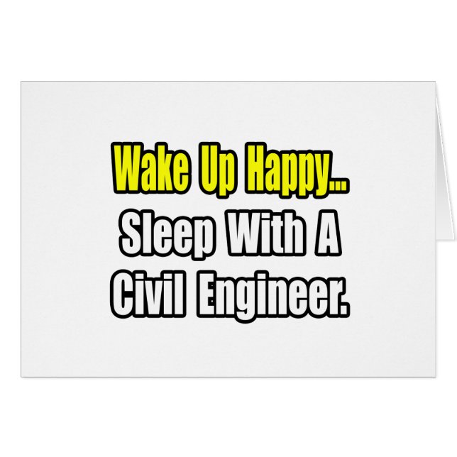 Sleep With A Civil Engineer (Front Horizontal)