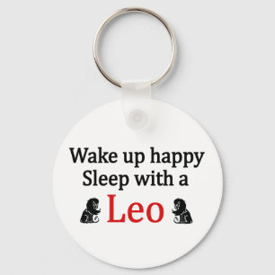 Sleep With a Leo Key Ring