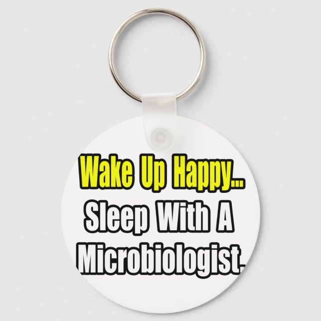 Sleep With a Microbiologist Key Ring (Front)