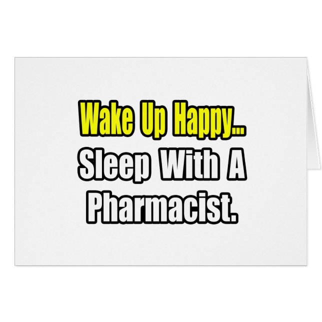 Sleep With a Pharmacist (Front Horizontal)