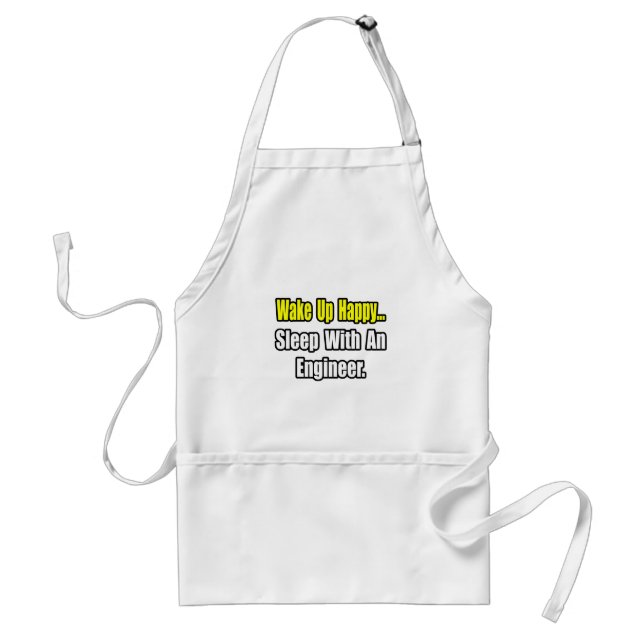 Sleep With an Engineer Standard Apron (Front)