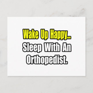 Sleep With an Orthopaedist Postcard