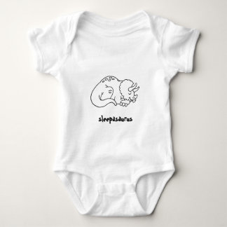 sleepasaurus baby bodysuit